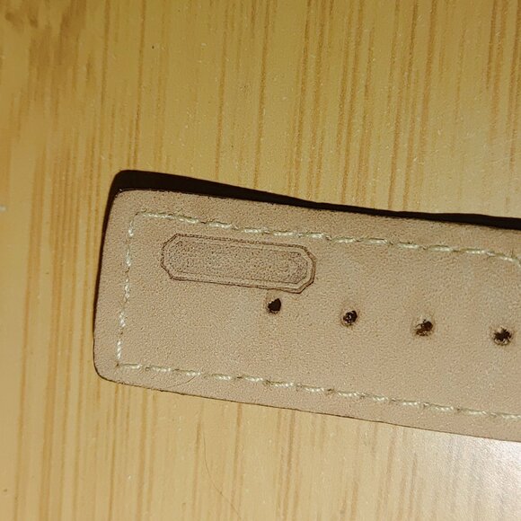 Coach Watch 0221 Swiss Quartz Stainless Square Face Watch Multicolor Leather - Picture 11 of 16